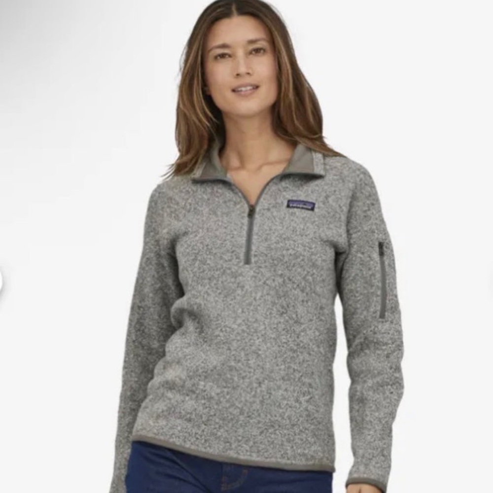 Patagonia Women’s Better Sweater XS Gray 1/4 Zip Pullover